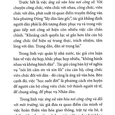 Chuyện Về Ứng Xử Văn Hóa