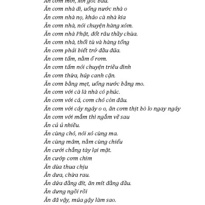 Tục Ngữ Việt Nam Tuyển Chọn 