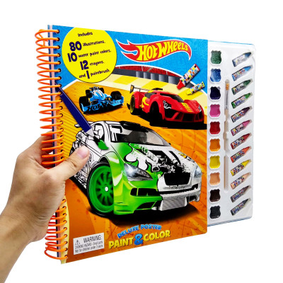 Mattel Hot Wheels Deluxe Poster Paint & Color