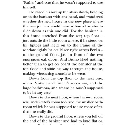 BOY IN THE STRIPED PAJAMAS