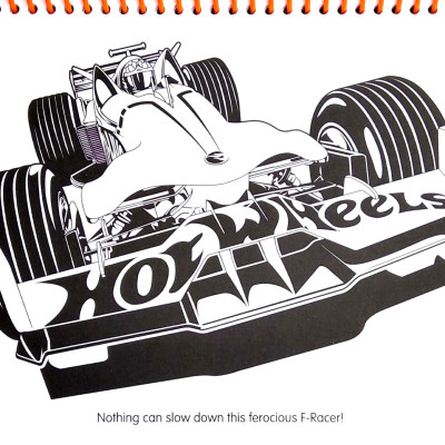 Mattel Hot Wheels Deluxe Poster Paint & Color