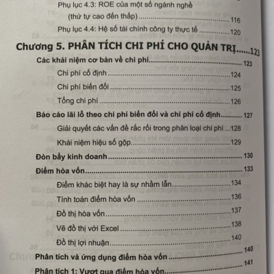 Tài chính kế toán dành cho nhà quản trị