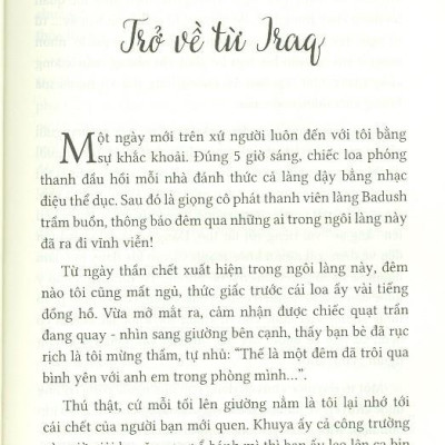 Trở Về Từ Iraq - Bút Ký