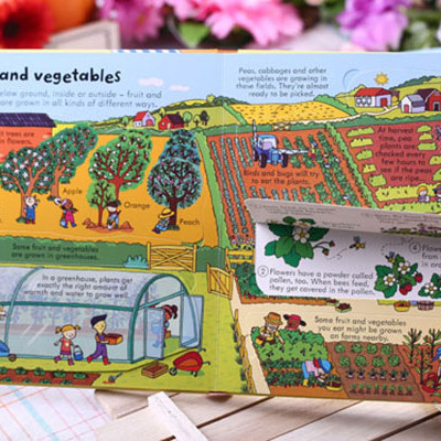 Sách tương tác tiếng Anh - Usborne Look inside a Farm