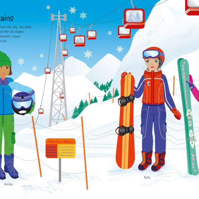 Sticker Dolly Dressing Winter Wonderland