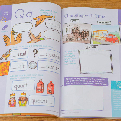 Sách Summer brain quest k1 ( 5 - 6 tuổi ) - Sách cho trẻ bằng tiếng anh