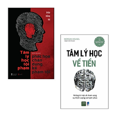 Combo 2 Cuốn Sách Tâm Lý Hay- Tâm Lý Học Về Tiền+ Tâm Lý Học Tội Phạm - Phác Họa Chân Dung Kẻ Phạm Tội