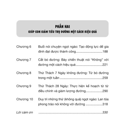 Giúp Con Nói “Không” Với Đường