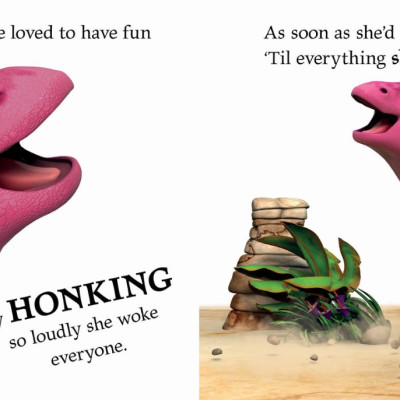 Dinosaur Honk! The Parasaurolophus