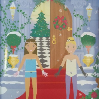 Sticker Dolly Dressing Christmas