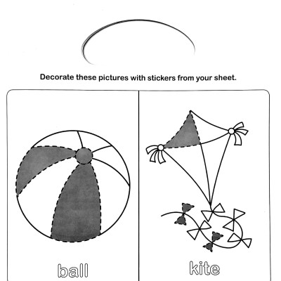 Early Learning First Words - Sticker Activity