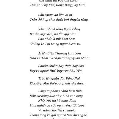 Ca Dao Việt Nam Tuyển Chọn 