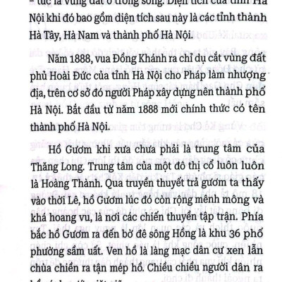 Sách - Hà Nội Nhớ Thương Của Tôi