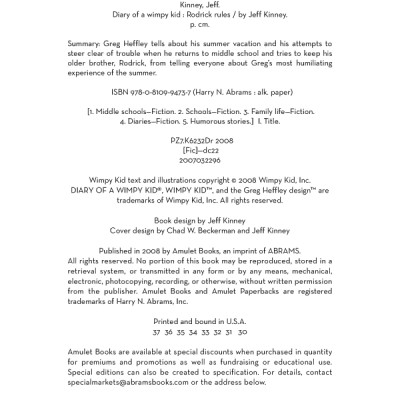 Diary Of A Wimpy Kid 02: Rodrick Rules (Paperback)