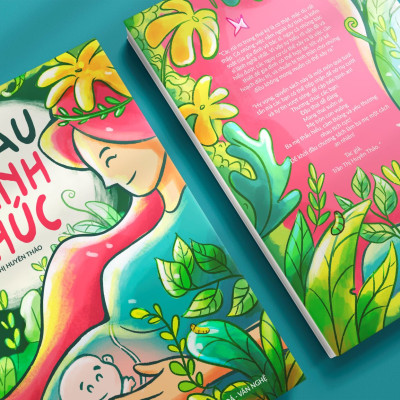 Mẹ bầu hạnh phúc 