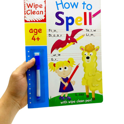 Wipe Clean I Can Spell - Book With Pen Age 6+
