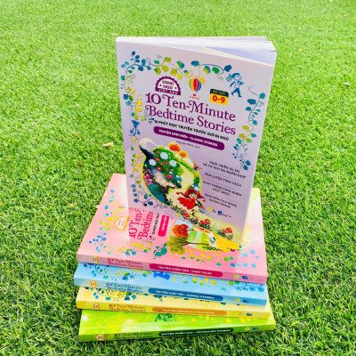 Sách - 10 Ten-Minutes Bedtime Stories - 10 Phút Đọc Truyện Trước Giờ Đi Ngủ - Adventure Stories - Truyện Phiêu Lưu - Song Ngữ Việt-Anh