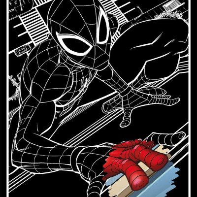 Marvel Spider-Man: Scratch Art (Scratch Art Marvel)