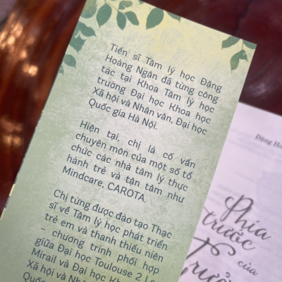 PHÍA TRƯỚC CỦA TRƯỞNG THÀNH – Đặng Hoàng Ngân – Quảng Văn – NXB Phụ nữ (bìa mềm)