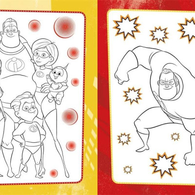INCREDIBLES 2: The Ultimate Colouring Book (Mammoth Colouring Disney)