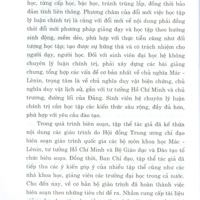 Combo 3 cuốn Giáo Trình Kinh Tế Chính Trị Mác – Lênin + Giáo Trình Lịch Sử Đảng Cộng Sản Việt Nam + Giáo Trình Chủ Nghĩa Xã Hội Khoa Học (Dành Cho Bậc Đại Học Hệ Không Chuyên Lý Luận Chính Trị) - Bộ mới năm 2021