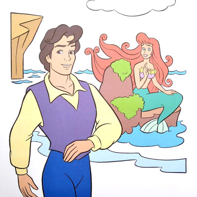 Princess Copy Colour: Little Mermaid