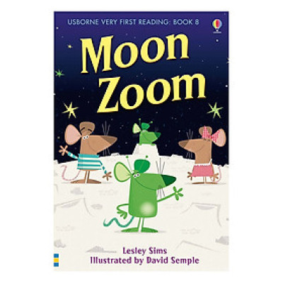 Sách thiếu nhi tiếng Anh - Usborne Very First Reading: Moon Zoom