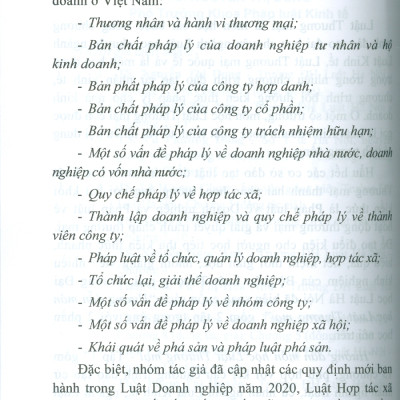 Hướng Dẫn Môn Học Luật Thương Mại - Tập 1 (Bản in năm 2025)