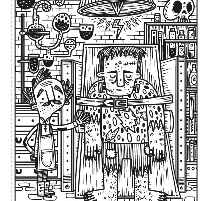 Halloween Magic Painting Book