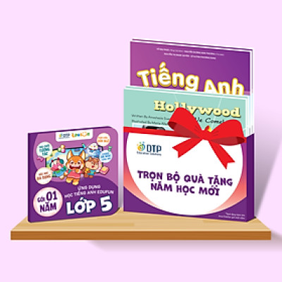 Gói Edufun Premium lớp 5 + [Bộ quà tặng SGK i-Learn smart start + 2 truyện đọc] - Dtpbooks