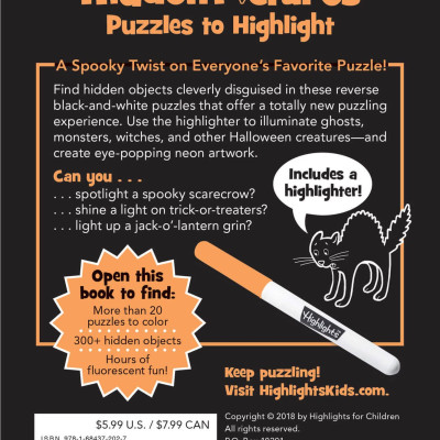 Halloween Hidden Pictures Puzzles To Highlight