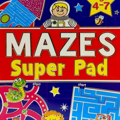 Mazes Super Pad (Age 4-7)