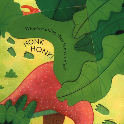 Sách tương tác tiếng Anh - Usborne Peep inside Dinosaurs