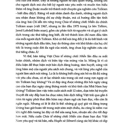 Sách - Chúa Tể Những Chiếc Nhẫn - Tập 1 - Đoàn Hộ Nhẫn (Tái Bản 2025)