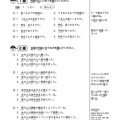 Luyện Thi Năng Lực Nhật Ngữ N2 - Nghe Hiểu