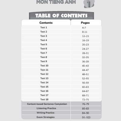 Sách - Dtpboosk - Trọn bộ ôn tập và bộ đề thi thử Tuyển sinh 10 môn Tiếng Anh