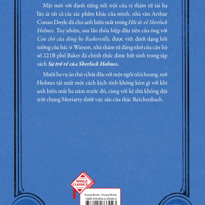 Sự Trở Về Của Sherlock Holmes (Sherlock Holmes – 4) [Tặng Postcard]