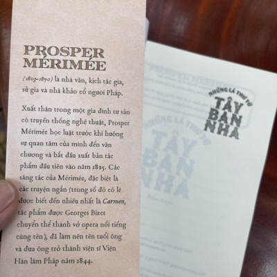 NHỮNG LÁ THƯ TỪ TÂY BAN NHA -