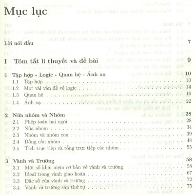 Bài Tập Cơ Sở Đại Số Hiện Đại