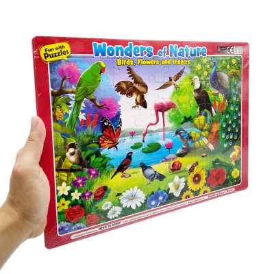 Fun With Puzzles: Wonder Of Nature - Birds, Flowers And Insects