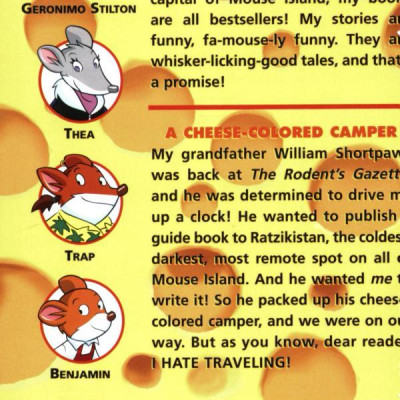Geronimo Stilton A Cheese Colored Camper (No. 16)