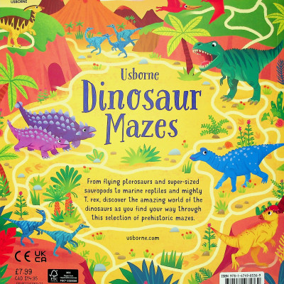 Sách thiếu nhi tiếng anh Dinosaur Mazes