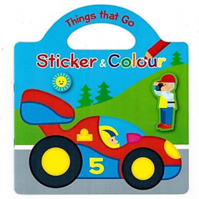 Things That Go Sticker & Colour: Cars