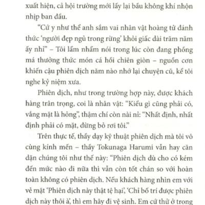 Trải Lòng Về Nghề Phiên Dịch