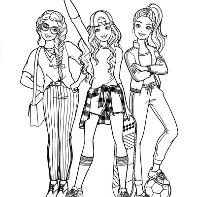 Mattel Barbie Deluxe Poster Paint & Color