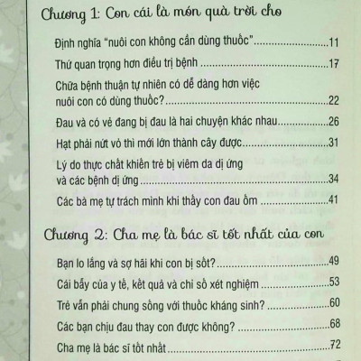 Nuôi Con Không Dùng Thuốc