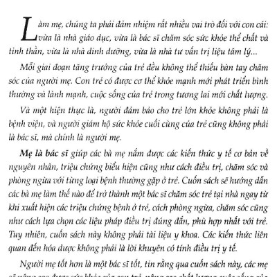 Mẹ Là Bác Sĩ (Tái Bản 2020)