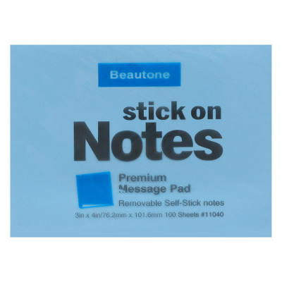 Lốc 6 Xấp Giấy Note Beautone (76.2 x 101.6 mm) - Màu Ngẫu Nhiên