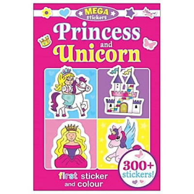 Mega Stickers: Princess And Unicorn