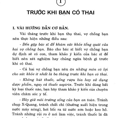 Bách Khoa Tri Thức Thai Sản - Mang Thai Và Những Điều Cần Biết _VT
